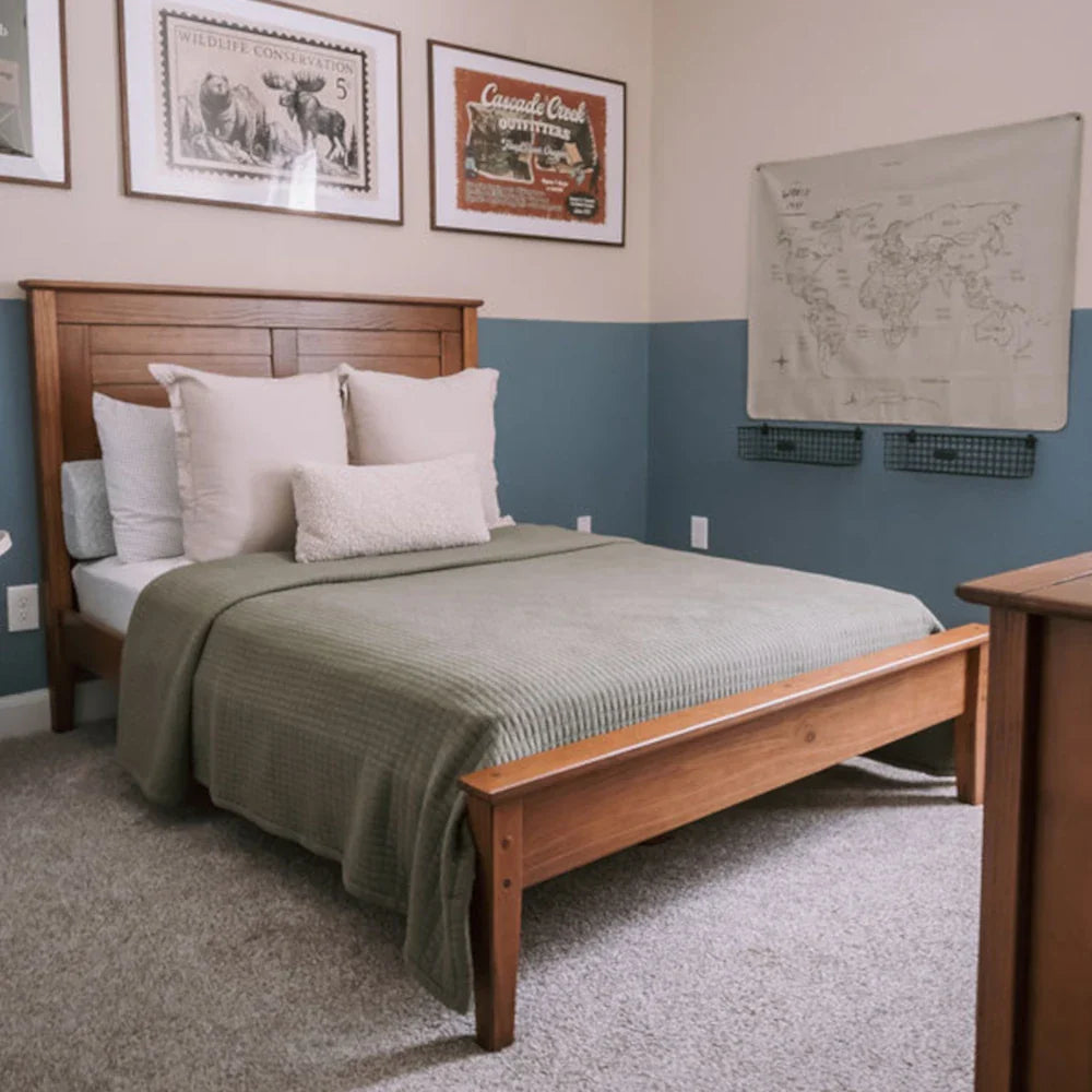 Greenport Louvered Platform Bed