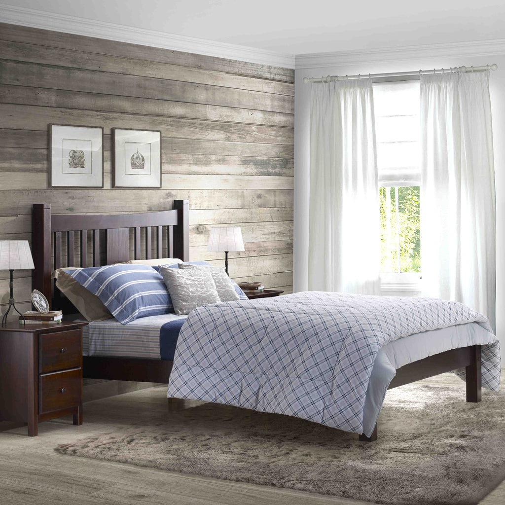 Shaker Slat Platform Bed