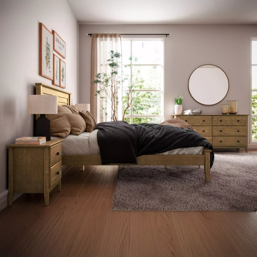 Greenport Louvered Platform Bed